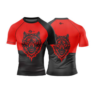 Men's MMA Compression <b>Shirt</b> Quick Dry 100% Cotton with Logo Fashionable Jersey Plus Size <b>T</b>-<b>Shirts</b> Spandex Fabric - Product Image 3