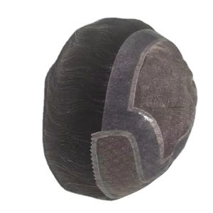 Perruque en cheveux naturels 100% humains, mono front lace, toupet, patchs, prothèse capillaire, Taz Hair BD, haute qualité - Product Image 6