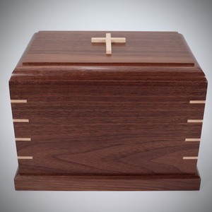 Urnes en croix en bois naturel de qualité supérieure pour cendres urne en bois boîte pour cendres humaines de l'usine du Vietnam - Product Image 3