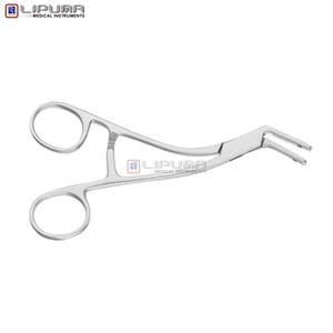 Adson 15cm Autoclavable Antideslizante Hueso Guía de perforación Instrumento quirúrgico de acero inoxidable Manual Fórceps ortopédicos MOL Seguridad - Product Image 2