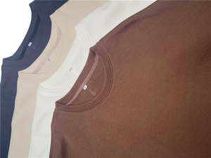 T-shirt poids lourd à épaules tombantes de haute qualité 240 gsm T-shirt surdimensionné streetwear personnalisé en coton lourd blanc de luxe pour hommes - Product Image 4