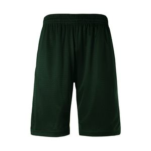 Short en maille patchwork en polyester 100% pour hommes, avec logo brodé personnalisé, short d'entraînement actif pour le basket-ball, taille XS 6XL, taille haute - Product Image 1