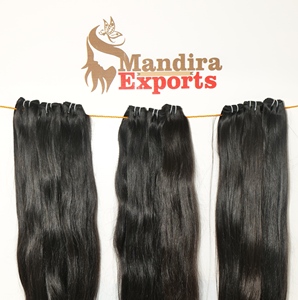 วิกต่อผมมนุษย์ผมต่อทรงตรงทำจาก10A ธรรมชาติวิกต่อผมทรงตรงสีดำไม่ผ่านกระบวนการ - Product Image 5