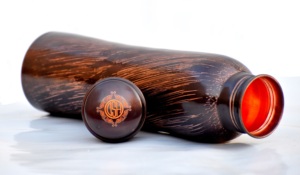 Acabado antiguo Precio bajo Nuevo diseño Botellas de cobre Agua potable Botella de cobre para beneficios para la salud. - Product Image 2