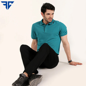 Chemise pour homme en jersey solide de haute qualité 100% coton, col rabattu, nouvelle arrivée 2024, grande taille à prix avantageux - Product Image 3