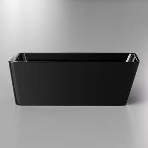 Baignoire autoportante rectangulaire Ambohr en fibre de verre flexible pour trempage - Product Image 1