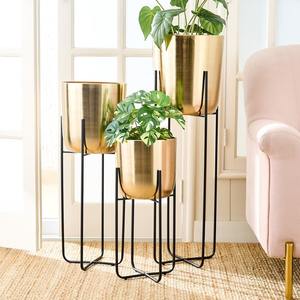 Macetas de Aluminio Doradas de Alta Gama, Elegantes, Talladas a Mano, Duraderas y Ecológicas para Uso Residencial y Comercial, Exportación - Product Image 6