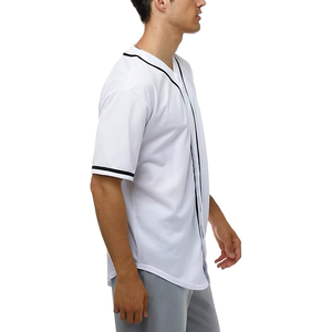 Uniforme de baseball en tissu polyester de haute qualité en coton la plus vendue uniforme de baseball personnalisé de haute qualité en gros - Product Image 4