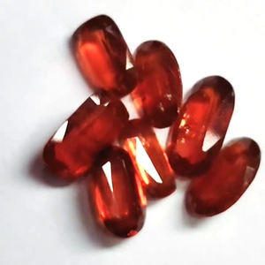 ไคยาไนต์สีส้มธรรมชาติ 7 ชิ้น ขนาด 10-14 มม. รูปทรงวงรีเหลี่ยมเพชรพลอย น้ำหนัก 26 กะรัต คุณภาพสูง สำหรับทำเครื่องประดับ ขายส่ง Iroc รับทำโลโก้ตามสั่ง - Product Image 3