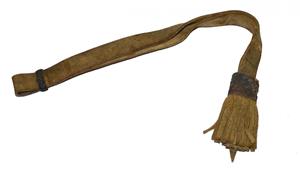 Nœuds de sabre en cuir véritable avec franges en bullion, qualité supérieure, couleur et taille personnalisables, nœud de sabre réglable - Product Image 6