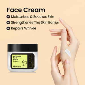 Crema Sbiancante Avanzata Tutto in Uno con Bava di Lumaca 92% Anti-Età Nutriente Idratante 100g per Pelle Secca - Product Image 2