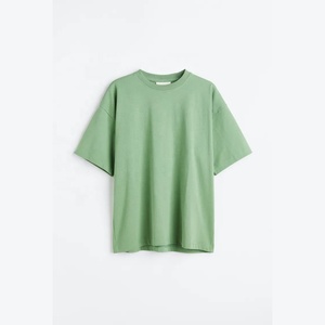 men casual shirts cotton feel <b>clothes</b> men 230 gsm cotton t shirt Vacation cotton plain t shirt for men - Product Image 1