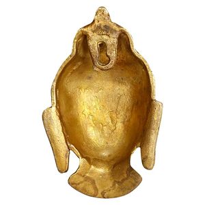 รูปปั้นพระพุทธรูปทองเหลืองโบราณทำด้วยมือมีความต้องการสูงสำหรับบรรยากาศที่เงียบสงบในบ้านสำหรับการตกแต่งทางจิตวิญญาณมีจำหน่ายในราคาที่ดีที่สุด - Product Image 5