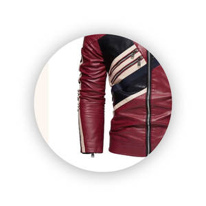 แจ็กเก็ตคอตั้งหนังวัวแบบลำลองพิมพ์ลายแฟชั่นล่าสุดสำหรับโรงงานในฤดูหนาว - Product Image 4