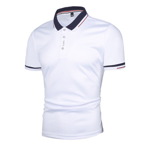 Vente en gros de polo de golf en coton personnalisé pour hommes polo vierge polyester de haute qualité quantité pour hommes col roulé personnalisé anti OEM - Product Image 1