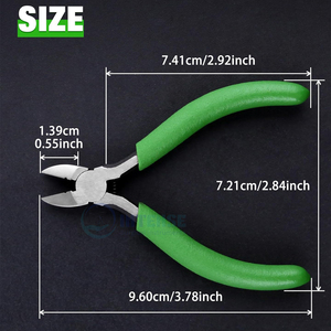 Pince coupante professionnelle avec trous de dénudage de fil outils de fabrication de bijoux coupe-fil en acier inoxydable pour perles et bricolage artisanat - Product Image 6