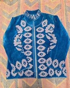 เสื้อแจ็คเก็ตกำมะหยี่ปักลายซูซานี งานแฮนด์เมด ดีไซน์ใหม่ คุณภาพดีเยี่ยม สไตล์โบฮีเมียน  สำหรับผู้หญิง เนื้อผ้านุ่ม ทนทาน - Product Image 1