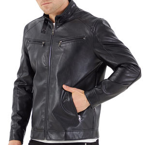 Chaqueta de cuero para hombre, edición limitada, chaqueta de cuero genuino, talla estadounidense, cuero de cordero, bordado de diamantes, la mejor moda de alta calidad - Product Image 2