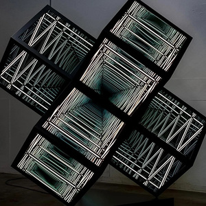 Infinity Cyber Mirror Lumière LED Acrylique <span class=keywords><strong>Mille</strong></span> Couches Abyss Mirror Vitrines Infinity Abyss Mirror Sign - Product Image 4