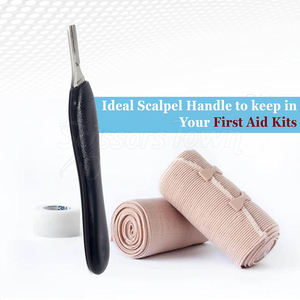 Poignée de scalpel BP avec corps en acier inoxydable pour une fixation sûre de la lame et des performances chirurgicales professionnelles - Product Image 2