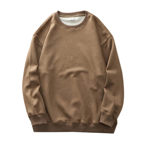 เสื้อสเวตเชิ้ตคอกลมผู้ชาย พรีเมียม ผ้าฝ้าย 100% เนื้อสัมผัสคล้ายขนสัตว์บางเบา ระบายอากาศได้ดี สไตล์ลำลอง สตรีทแวร์ ขายส่ง - Product Image 4