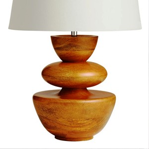 Lámpara de mesa de madera moderna PRODUCTO VENTA CALIENTE Lámpara de mesa de madera ARTESANÍA - Product Image 5