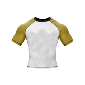 Sublimación Hombres Rash Guard Logotipo personalizado Ropa de arte marcial Entrenamiento Rash Guard Jiu Jitsu BJJ Rashguard - Product Image 3