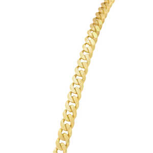 À la mode populaire Hip hop Bling14k cubain Miami chaîne solide avec un collier fermoir mousqueton sûr pour hommes lien cubain meilleur cadeau pour hommes - Product Image 2