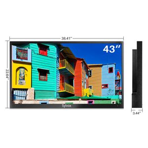 43 Inch Outdoor Smart UHD TV Waterproof with Anti-Glare Brightness for <b>Kitchen</b> Use for Outdoor <b>Shaded</b> to Bright <b>Light</b> Areas - Product Image 1