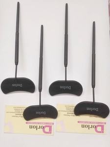 Espejo de pestañas Universal con revestimiento de Color negro de alta calidad, espejo de pestañas con logotipo personalizado, espejo de maquillaje con extensión de pestañas de acero inoxidable - Product Image 2