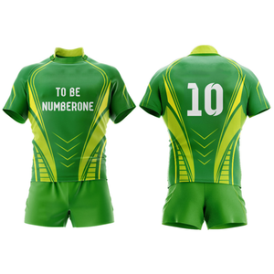 Uniforme de Rugby Sublimado Unisex, Nuevo, Cosido, con Diseño Impreso, Pantalones Cortos, Tallas Grandes, Transpirable, de Secado Rápido, 100% Algodón, Venta al Por Mayor - Product Image 6
