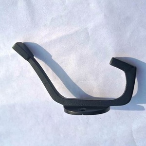 ตะขอแขวนเสื้อโค้ทสำหรับร้านค้าร่วมสมัยดีไซน์แบบต่อต้านการมัดติดผนังสไตล์อาร์ตเดคโคเหล็กหล่อโบราณผิวเรียบแบบใหม่ - Product Image 2