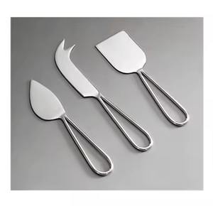 Juego de Utensilios para Queso Plateados, Mini Cuchillo, Espátula para Mantequilla, Rebanador de Queso, Vajilla - Product Image 2