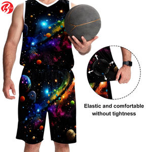 Última Juventud Bsci Poliéster Ropa Deportiva Reversible Alto Rendimiento Baloncesto Nuevo Diseño Impreso Uniforme Conjuntos Para Equipo Deportivo - Product Image 6