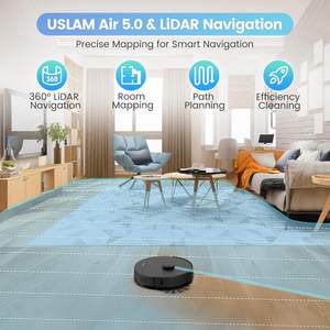 Nueva oferta: Combo de mopa de aspiradora robot, de 60 días autovaciado, mapeo del hogar, Wi-Fi/aplicación/Alexa, tiempo de ejecución de 180min, limpiador de mascotas y pisos T20 - Product Image 3