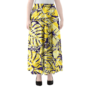 กระโปรงยาวทรงเอของเกาะแปซิฟิกกระโปรงยาวพิมพ์ลายชนเผ่าโพลินีเซียนแบบสั่งตัดสำหรับผู้หญิงกระโปรงยาวเกาะมาร์แชลล์ - Product Image 3