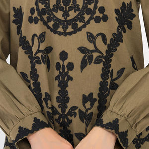 Kurtis en coton pour femmes avec service OEM Fournisseur direct d'usine Kurtis brodé de créateur pour femmes Impression personnalisée - Product Image 6