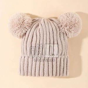 หมวกไหมพรมถักแจ็คการ์ด - Product Image 2