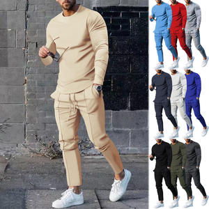 Ensemble de course d'entraînement printemps-hiver pour hommes, 2 pièces, survêtement de sport, manches longues, jogging, ensemble de football, vêtements de sport pour hommes, 3XL - Product Image 3