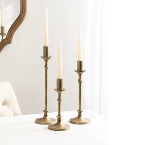 Support de bougie en laiton et aluminium personnalisé fait à la main, finition haut de gamme, style moderne, décoration d'intérieur haut de gamme - Product Image 4