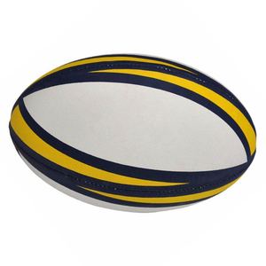 Durable Rubber Custom <b>Rugby</b> <b>Ball</b> League <b>Size</b> <b>5</b> <b>Rugby</b> <b>Ball</b> For Adults Heavy Duty Outdoor Sports Factory Wholesale Price - Product Image 2