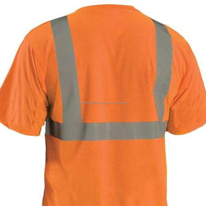 Camiseta de Seguridad de Alta Visibilidad para Hombre, Ropa de Trabajo Reflectante Personalizada, Ropa de Trabajo de Seguridad, Venta al por Mayor - Product Image 3