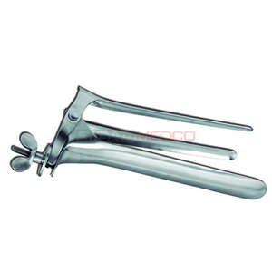 Espéculo Vaginal SIGAL MEDCO Polanski de 3 Hojas, Equipo Veterinario Reutilizable de Acero Inoxidable Alemán, Diseño Duradero SM-VT-0290 - Product Image 1