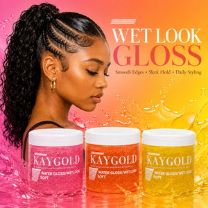 Gel Coiffant Effet Mouillé Personnalisé avec Logo pour Bords Parfaits, Gelée Capillaire pour Cheveux Lisses, Contrôle des Mèches Volantes, Tenue Douce pour Queue de Cheval, Chignon et Tresses - Product Image 4