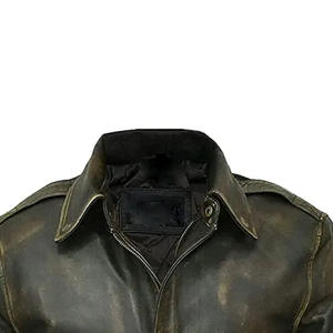 Veste d'hiver de qualité supérieure pour homme Meilleur prix Cuir véritable Coupe-vent Imperméable Teint uni Devant Toutes tailles Vente en ligne disponible - Product Image 3