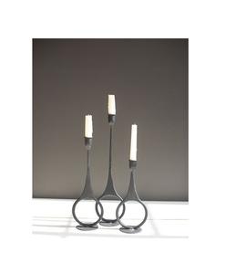 Portavelas de hierro metálico de aspecto de diseñador con diseño floral perfecto para decoración interior e iluminación ambiental - Product Image 3