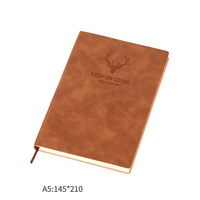 JPS OEM Carnet de notes A5 mini mignon à couverture rigide en cuir personnalisable