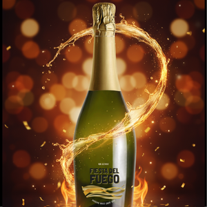 100% airen 0.0% abv 0.75L rượu miễn phí Fiesta Del Fuego từ Tây Ban Nha đồ uống có ga mô hình 8429531004417 - Product Image 2