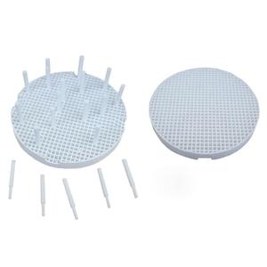 Taille ronde de tampon en céramique de peigne de miel: 80mm X 10 mm avec 20 épingles en céramique outils de fabrication de bijoux de haute qualité la plus basse prise en gros - Product Image 1