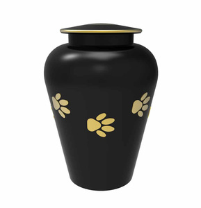 Urnas de cremación para mascotas de latón de diseño moderno en forma de corazón, urnas funerarias al por mayor para cenizas de gatos y perros, precio bajo - Product Image 4